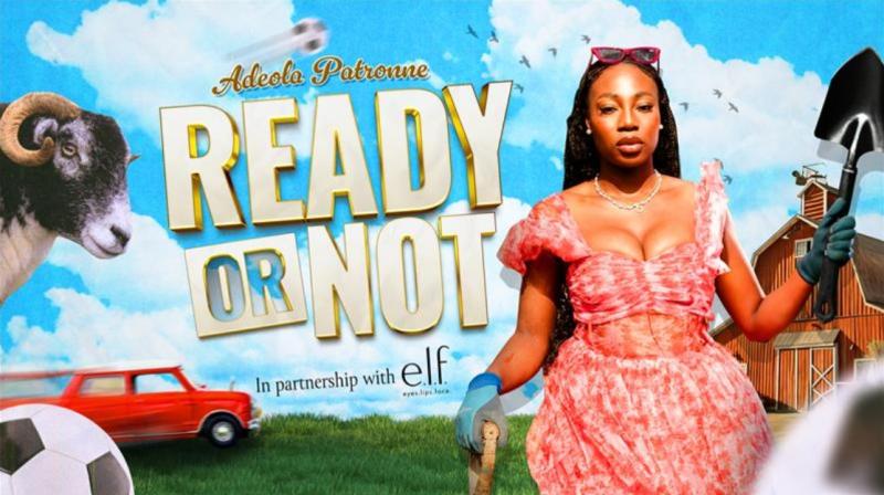 The image reads 'Ready or Not' and shows participants of the show and some of the activities they may participate in.