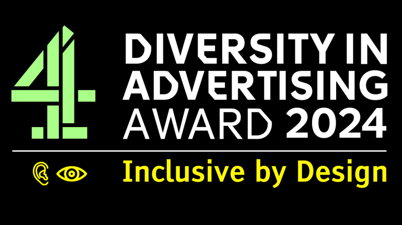 Image featuring Channel 4's brief for the 2024 Diversity in Advertising Award, Inclusive by Design