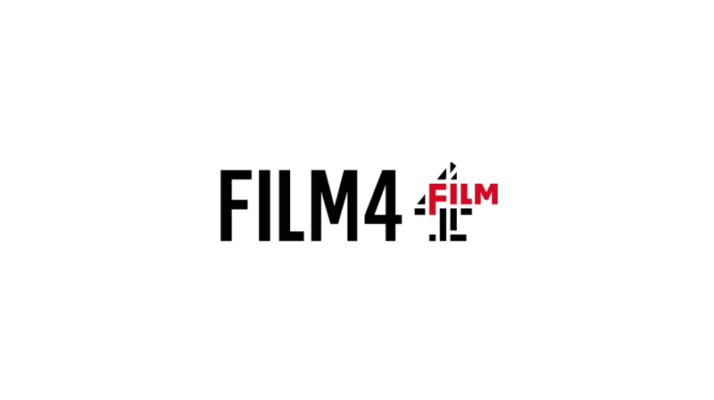 It shows the Film4 Productions logo of Film4 which consists of the words Film4 and the 4 logo with Film written in the middle in red