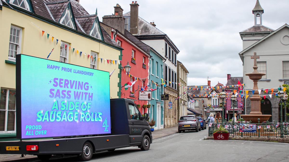 4creative have created bespoke copy-led ad campaigns celebrating regional Prides around the UK
