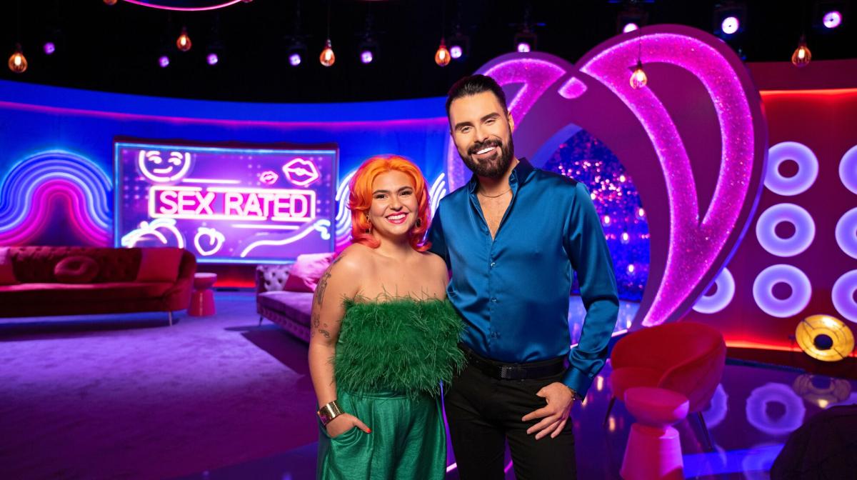 Ruby Rare and Rylan on the set of Sex Rated