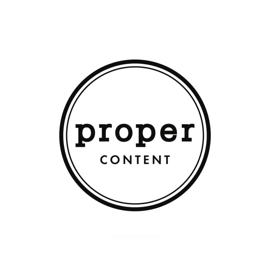 Proper Content company logo